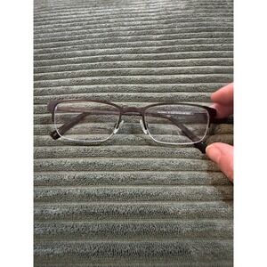 Warby Parker Caldwell Eyeglass Frames Bronze‎ Semi Rimless Mens